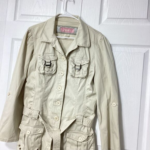 Nori Trench Coat Tan Utility Style XL - Picture 6 of 13